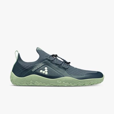 Vivobarefoot Men's Primus Trail Knit Fg Outdoor Shoes Dark Green | Vivobarefoot GDY740623